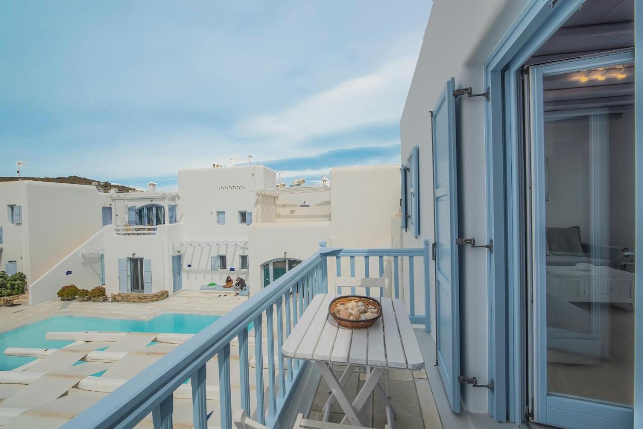 Апартаменты Mimosa Retreat Mykonos Орнос Экстерьер фото