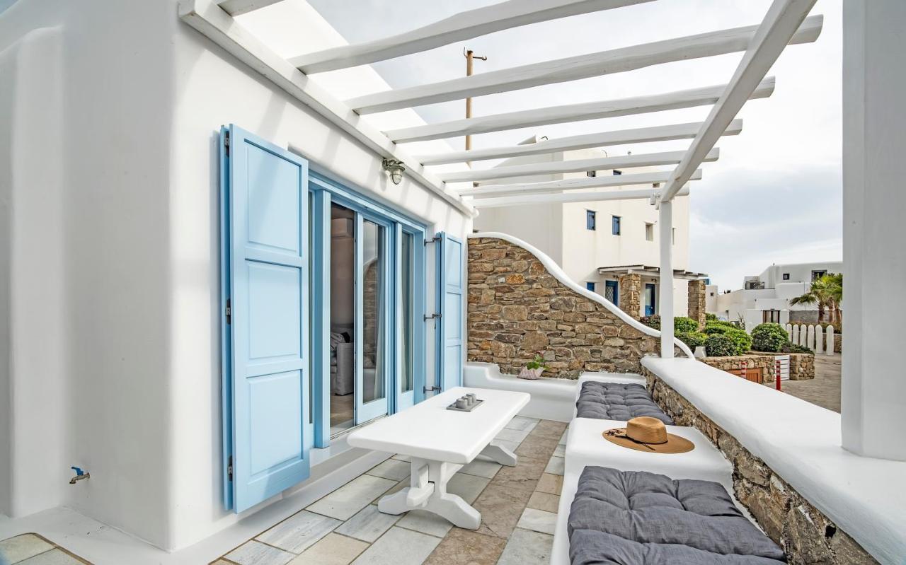 Апартаменты Mimosa Retreat Mykonos Орнос Экстерьер фото